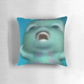 Soft, cozy bibble pillow for home decoration