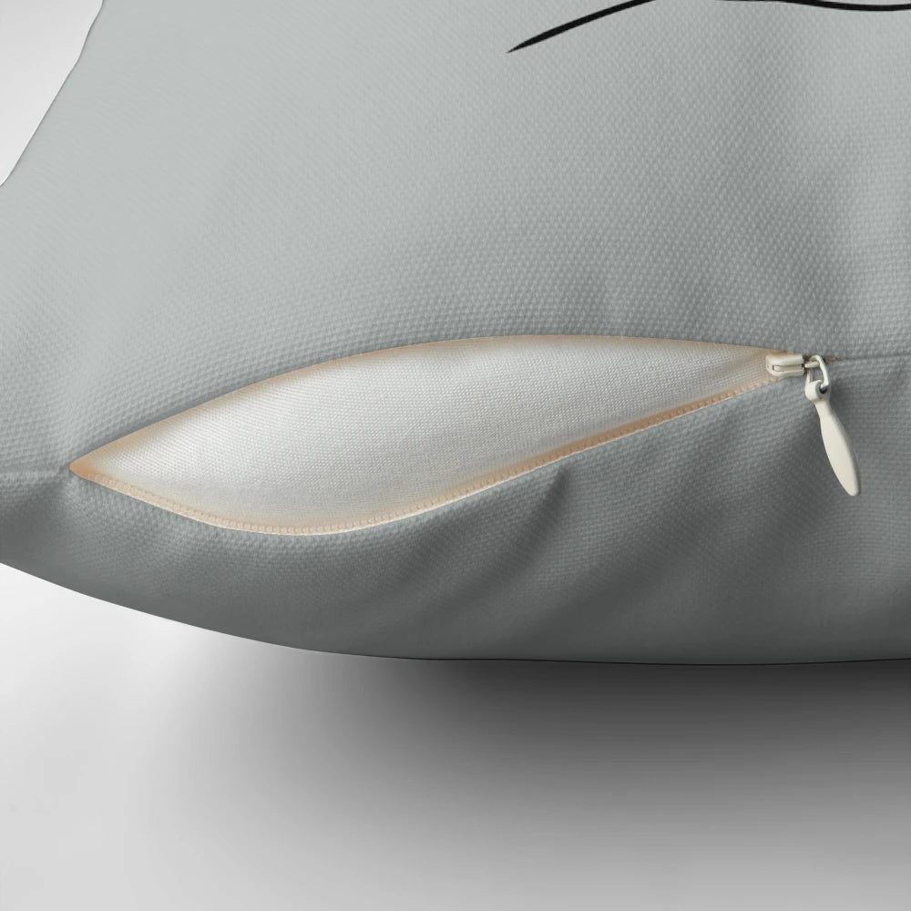 Soft and cozy cat-themed pillow for pet owners