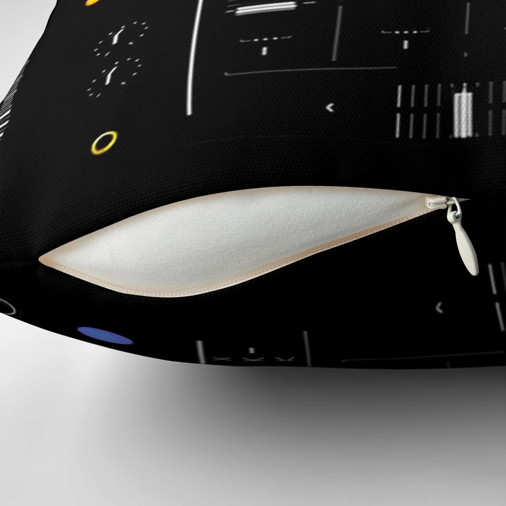 Plush CDJ-inspired pillow for DJs and music festival attendees