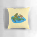 Soft, plush chill frog pillow perfect for relaxing and decorating your home.