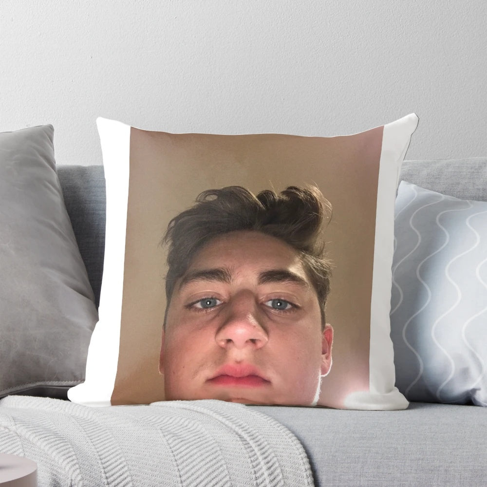 A plush pillow featuring the likeness of popular YouTuber Danny Gonzalez