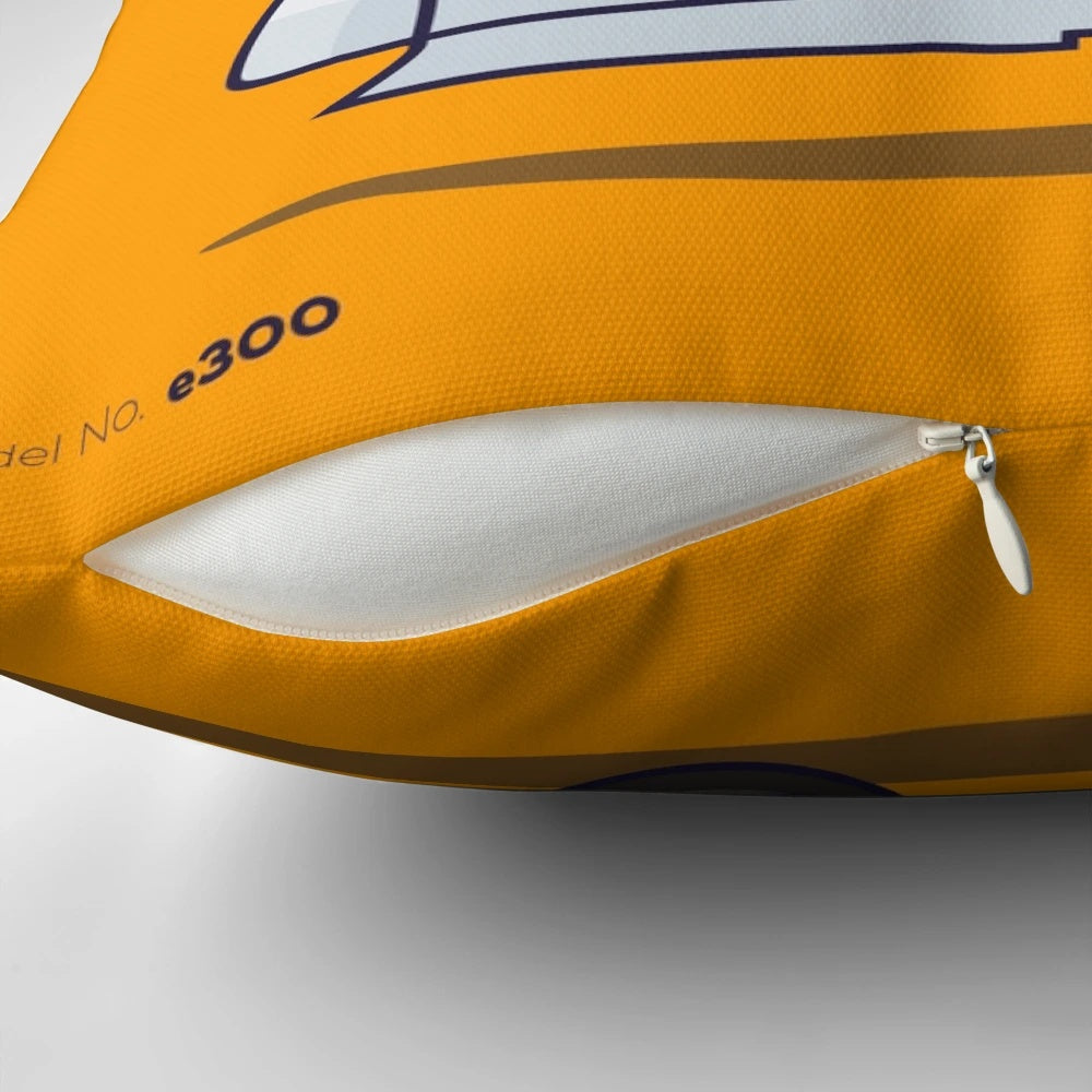 Soft, supportive Eurostar train pillow for enhanced comfort during high-speed rail travel
