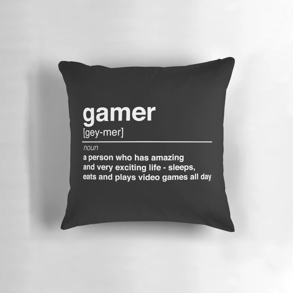 Soft and supportive gamer pillow featuring a stylish gaming design