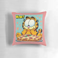 Soft, plush Garfield pillow featuring the iconic cartoon cat character from Nickelodeon and Paramount