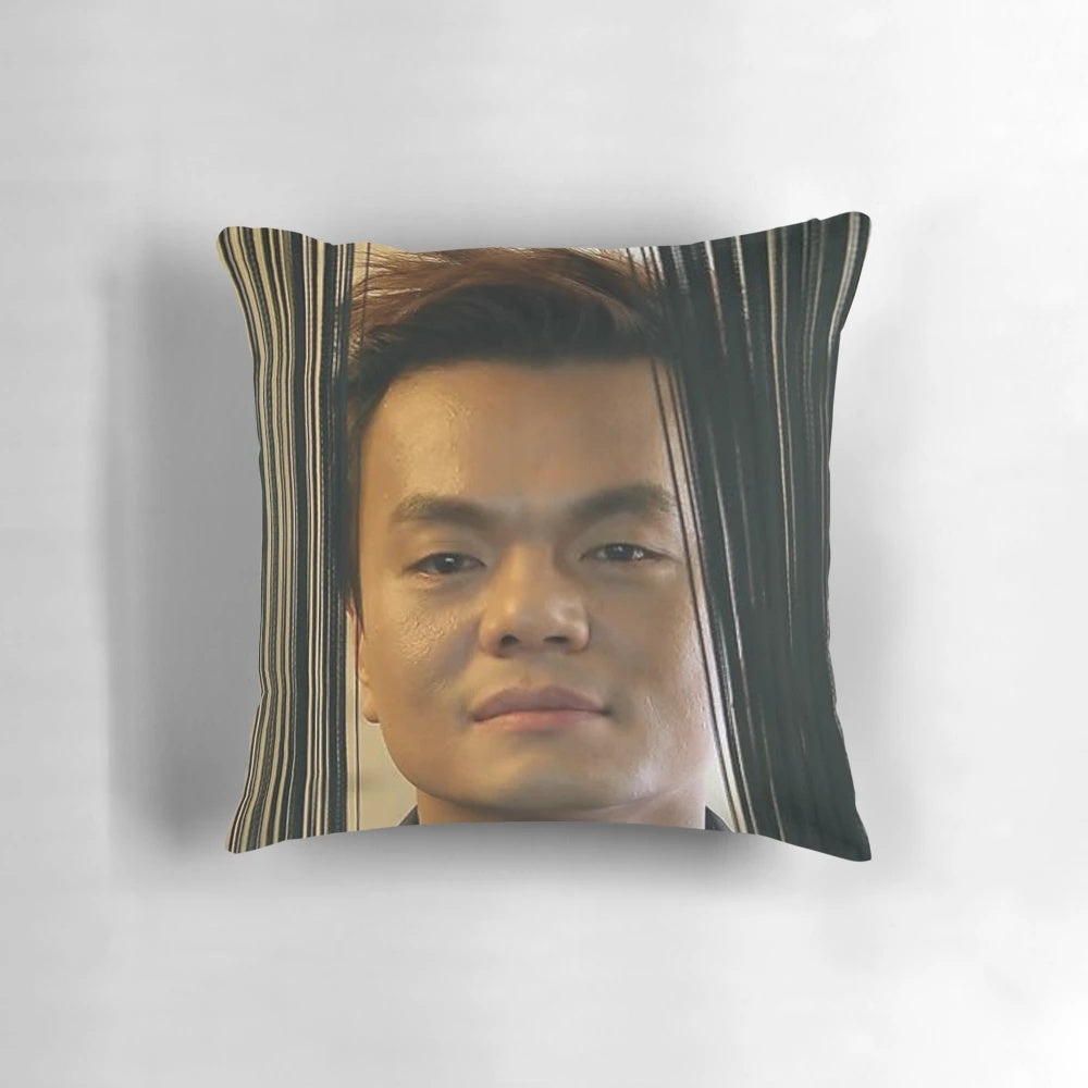 Soft and cozy pillow design inspired by JYP Entertainment and K-pop star Park Jinyoung