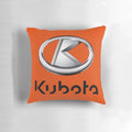 Kubota tractor logo pillow for comfortable farm and home decor