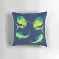 Soft, high-quality pillow featuring a mahi mahi or dolphin fish design for a cozy, ocean-inspired sleep experience.