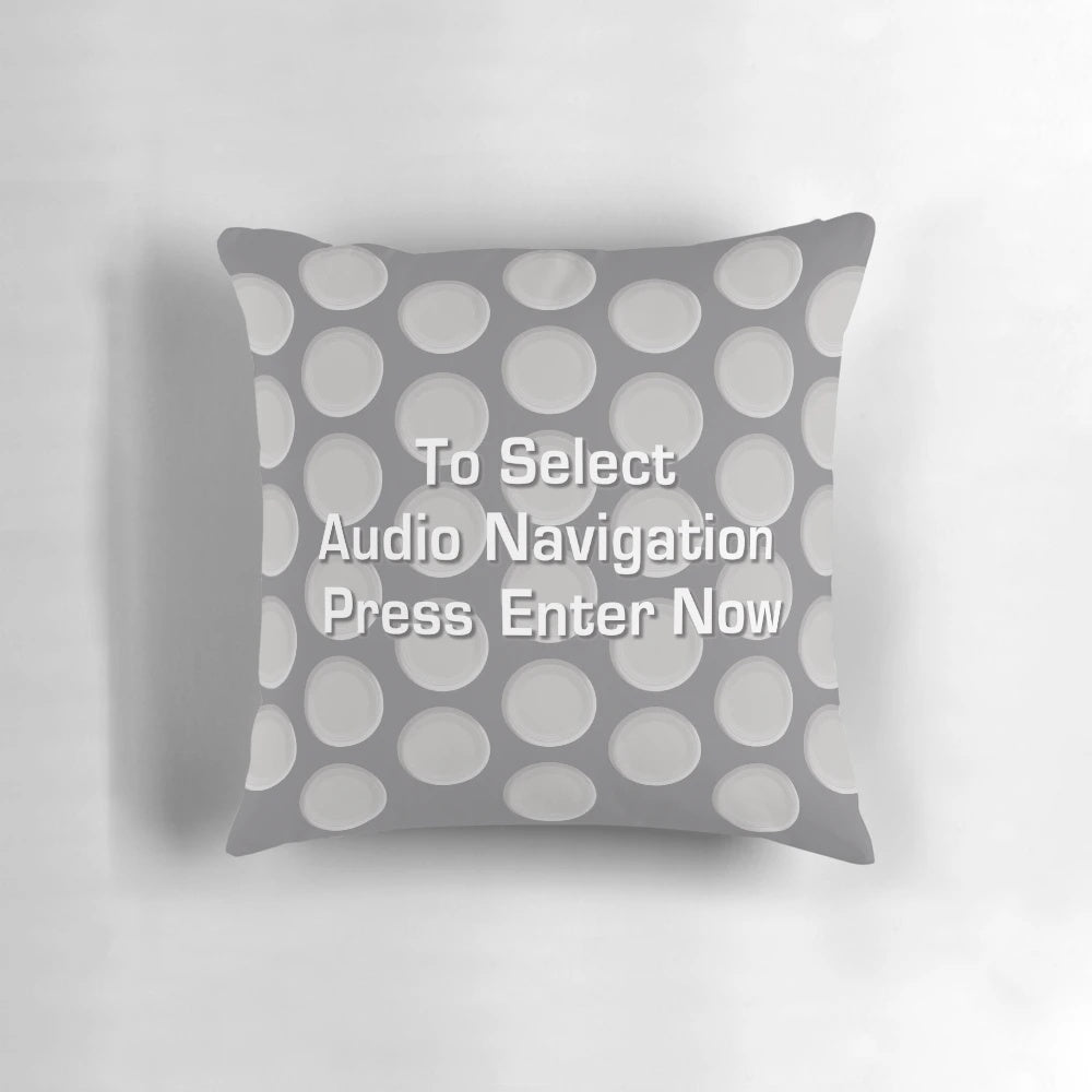 Cozy memory foam pillow for a peaceful slumber