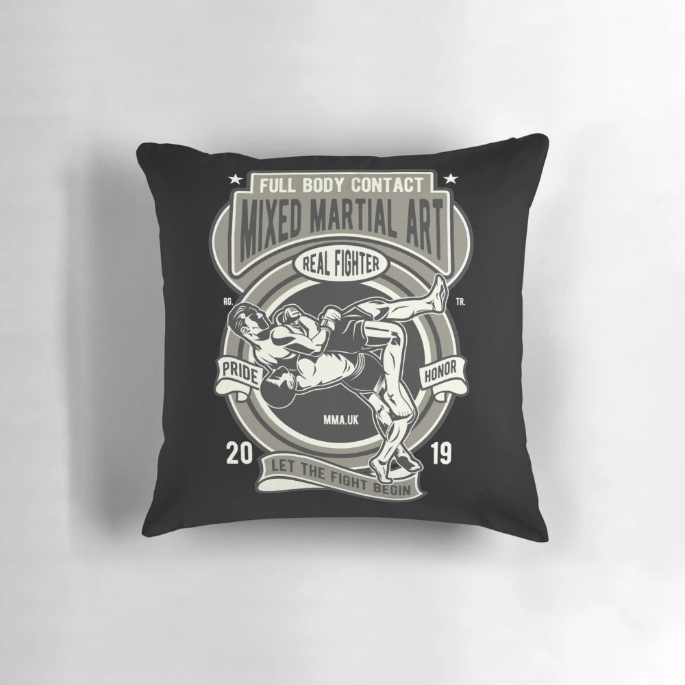 Soft, cozy MMA-themed pillow for MMA fans and enthusiasts