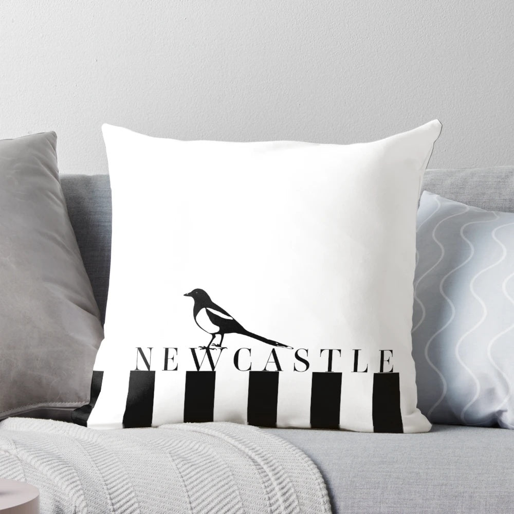 Newcastle United Football Club Pillow with Club Crest and Player Imagery