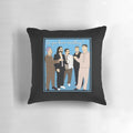 An NSYNC-themed pillow featuring the members of the popular 90s boy band