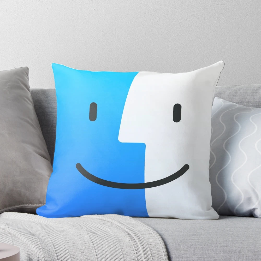 Cozy pillow designed for use with Mac and Macbook computers