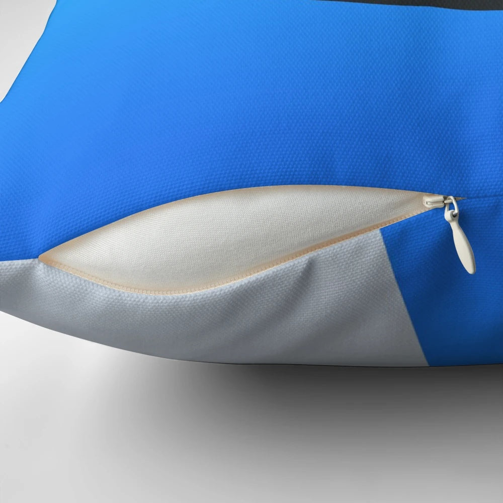 Cozy pillow designed for use with Mac and Macbook computers