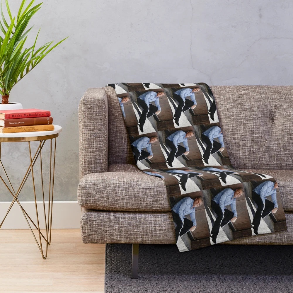 Ray Michael Bow Bolton Plush Blanket