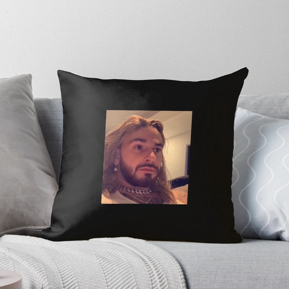 Soft, supportive SCH rap-themed pillow for cozy relaxation