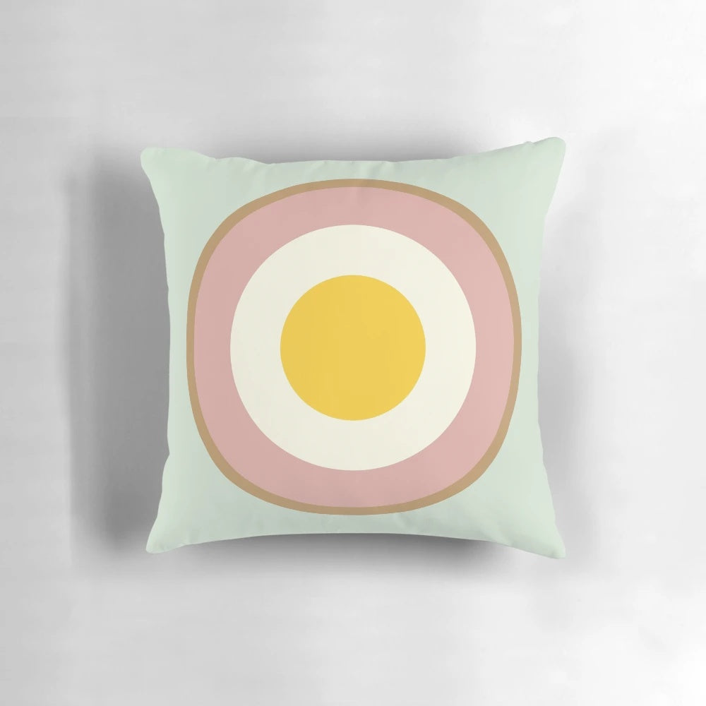 Soft, plush scotch egg-shaped pillow for cozy comfort and style