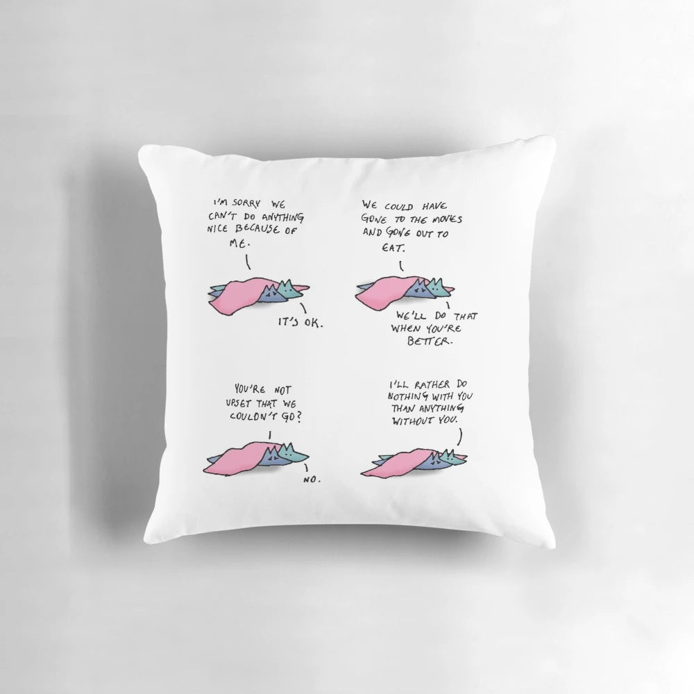 Orthopedic pillow designed for sickness and pain relief