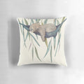 A cozy and comfortable pillow featuring a cute wombat design, perfect for afternoon naps or relaxation.
