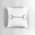 Snaffle Bit Decorative Pillow for Horse Lovers