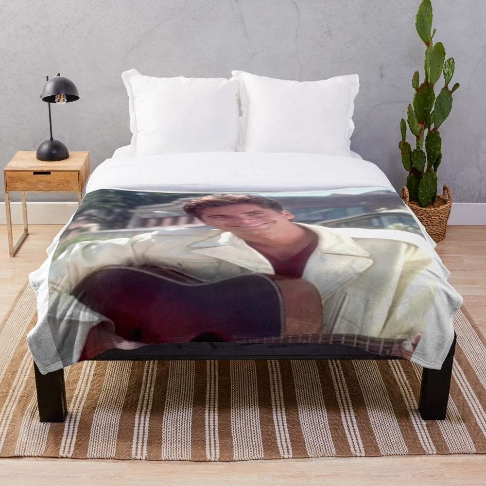 Uncle Jesse Inspired Plush Blanket