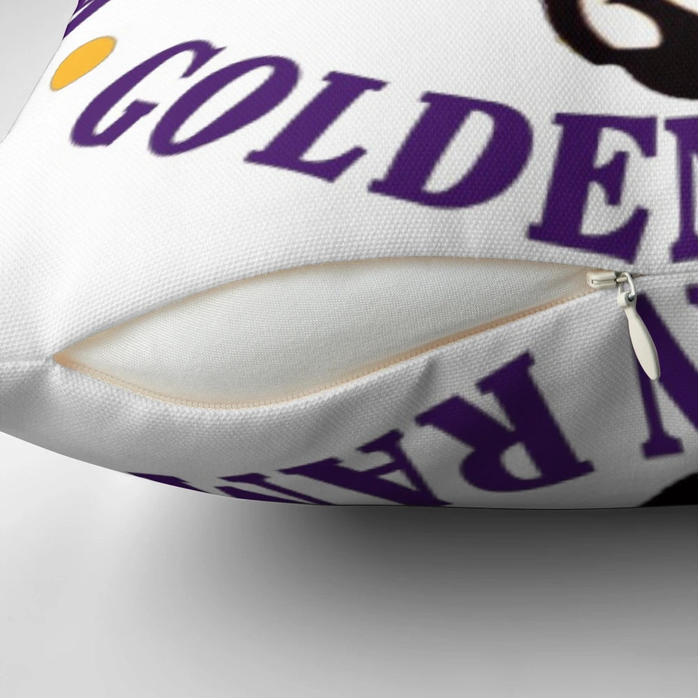 West Chester University Pillow with Golden Rams Camouflage Pattern