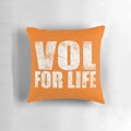 Cozy pillow with Tennessee Volunteers branding