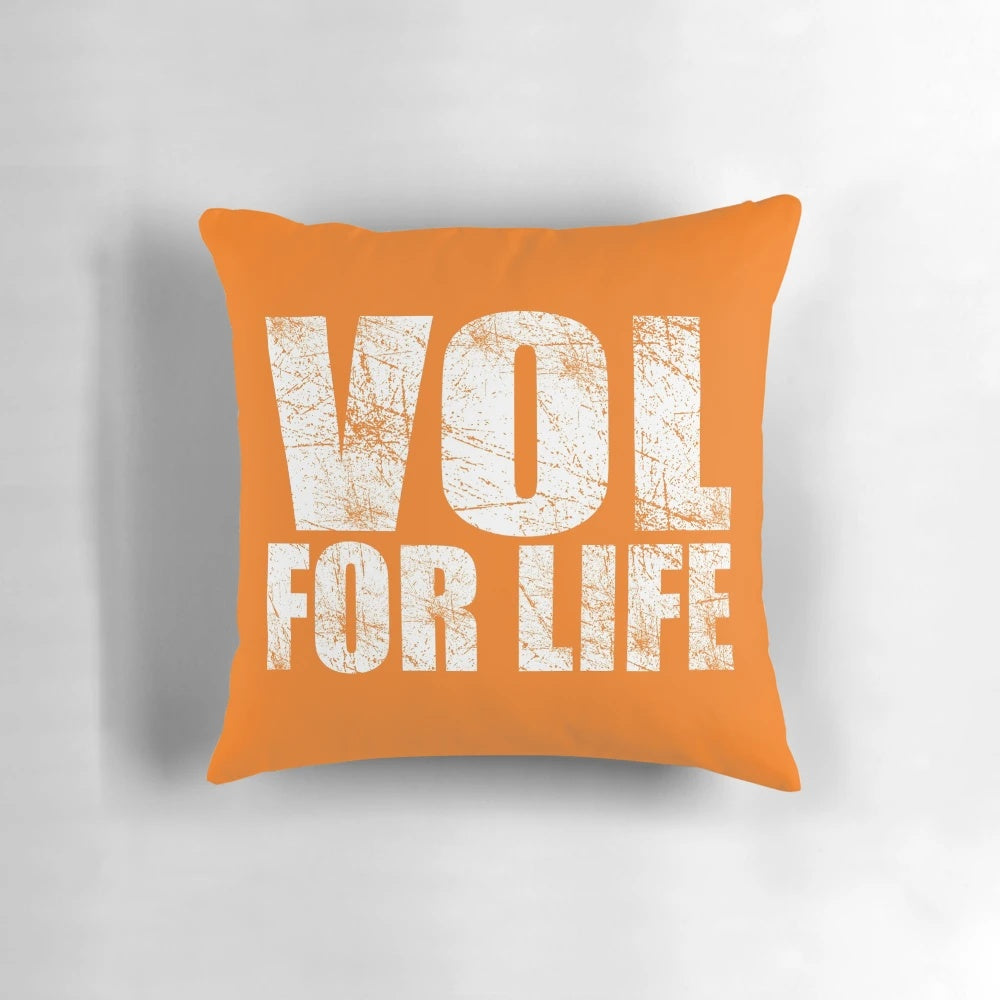 Cozy pillow with Tennessee Volunteers branding
