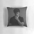 Cozy pillow featuring the image of German pop singer Wincent Weiss