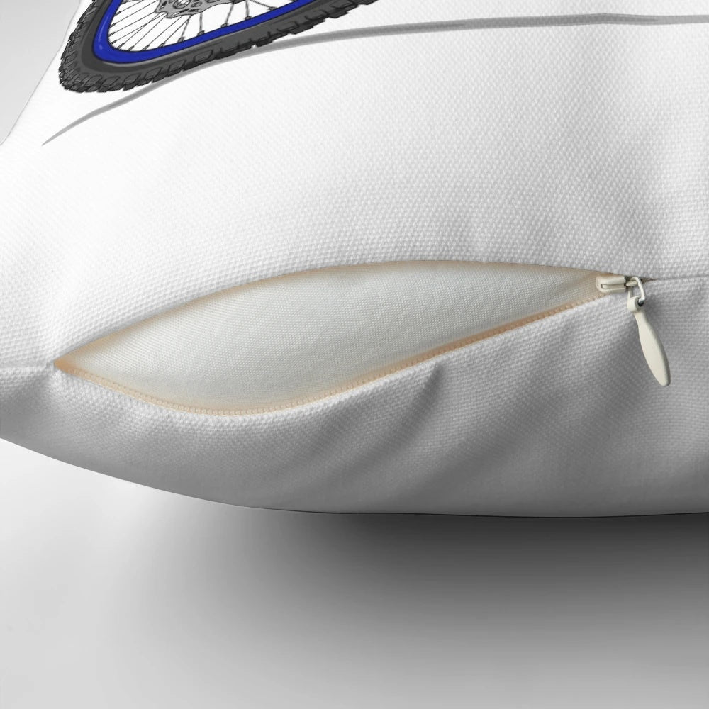 YZ250 motorcycle pillow with a soft, supportive design for motocross and dirtbike enthusiasts