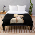Soft and cozy angelic plush blanket with anime and manga inspired design