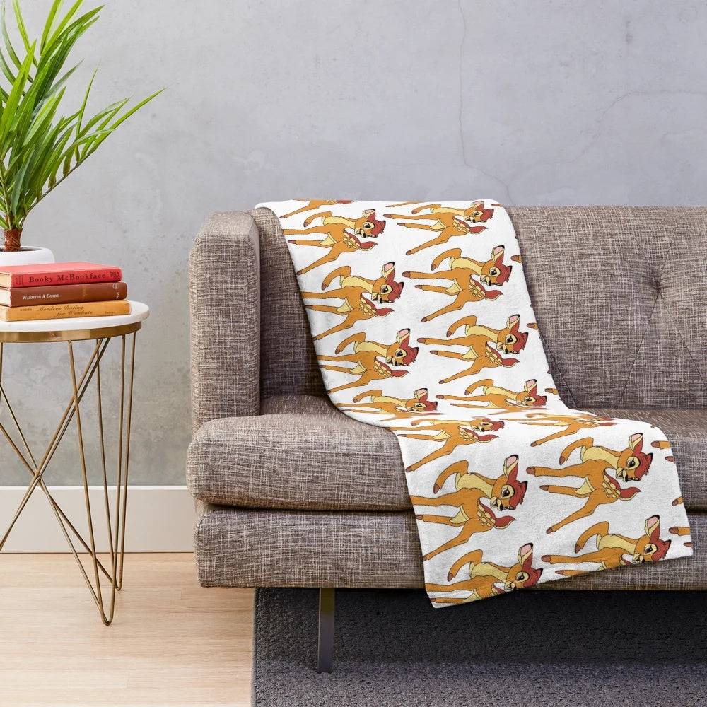 Bambi themed plush blanket