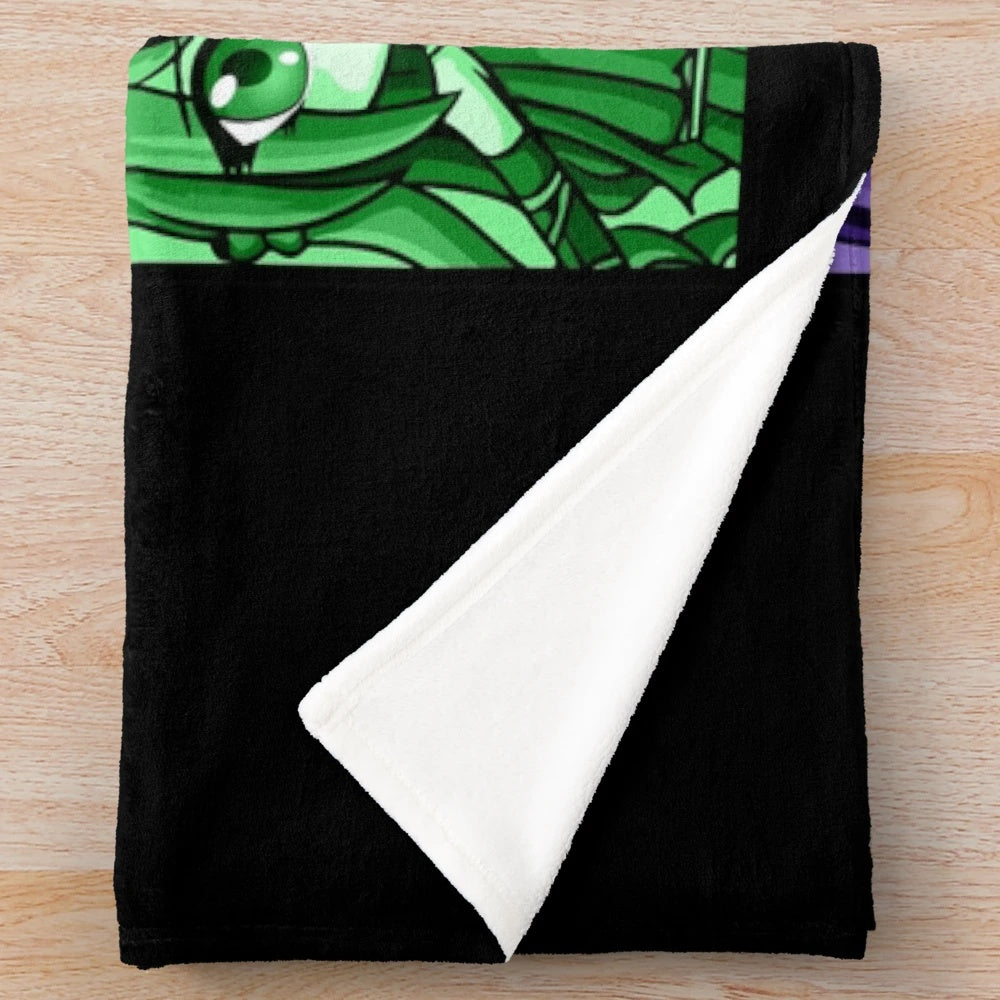Soft and cozy plush blanket featuring the Funneh Krew design