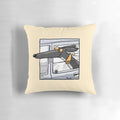 Comfortable and colorful greyhound, lurcher, and whippet themed pillows designed by Richard Skipworth