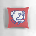 Louisiana Bulldogs football themed decorative pillow