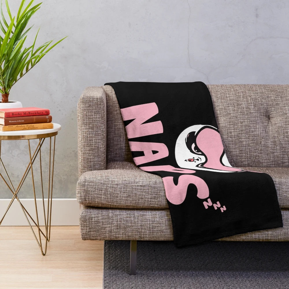 Plush "Naps Fix Everything" blanket for napping and relaxation