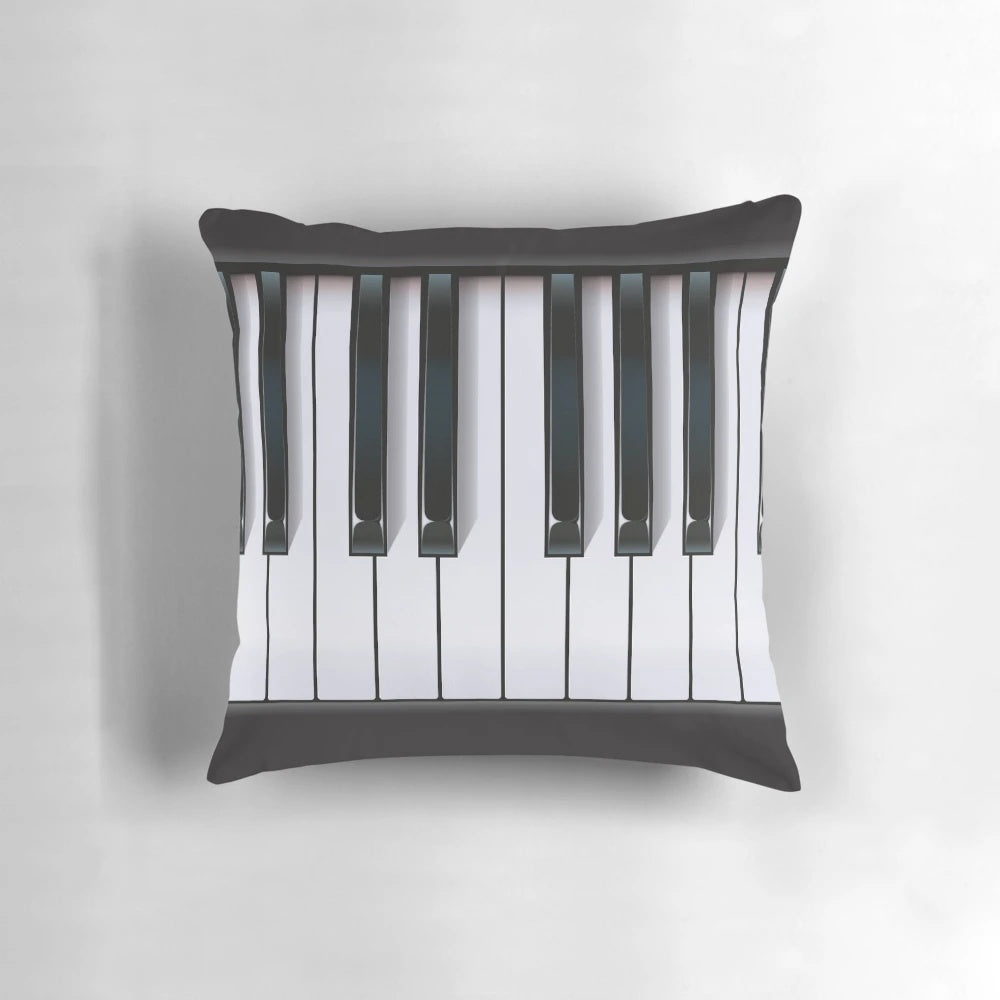 A soft, plush piano-shaped pillow for music enthusiasts.
