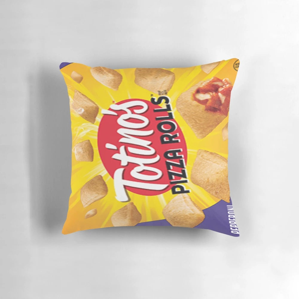 Plush pizza rolls-shaped pillow for teens and young adults