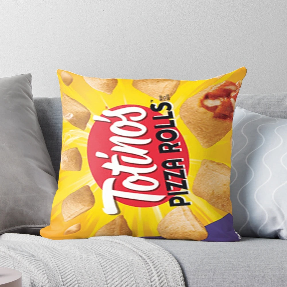 Plush pizza rolls-shaped pillow for teens and young adults