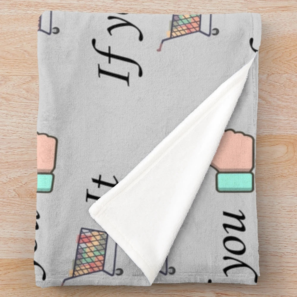 Cozy plush blanket for a comfortable indoor experience