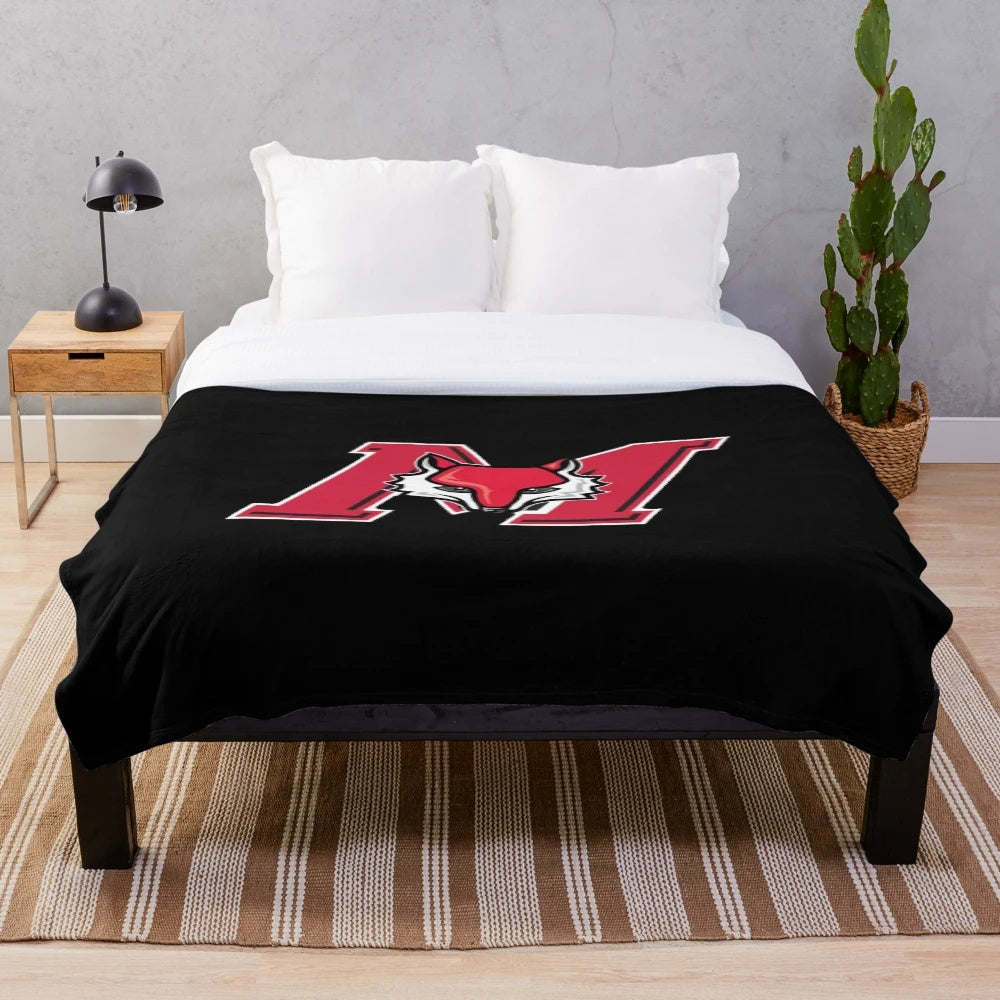 Soft and Cozy Plush Blanket with Marist College Inspired Design