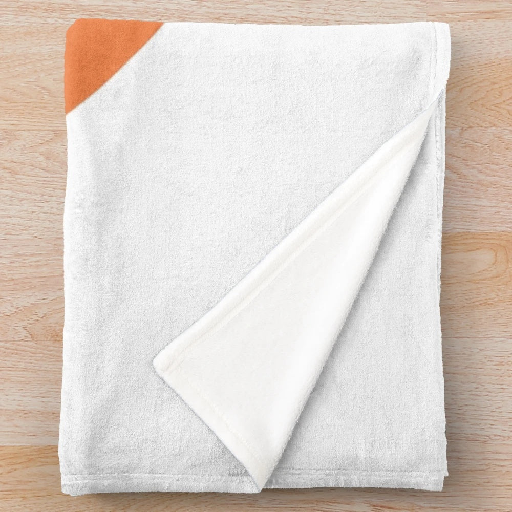 Plush blanket with funny nursing-themed design