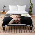 Stefan-inspired plush blanket in a cozy and soft design