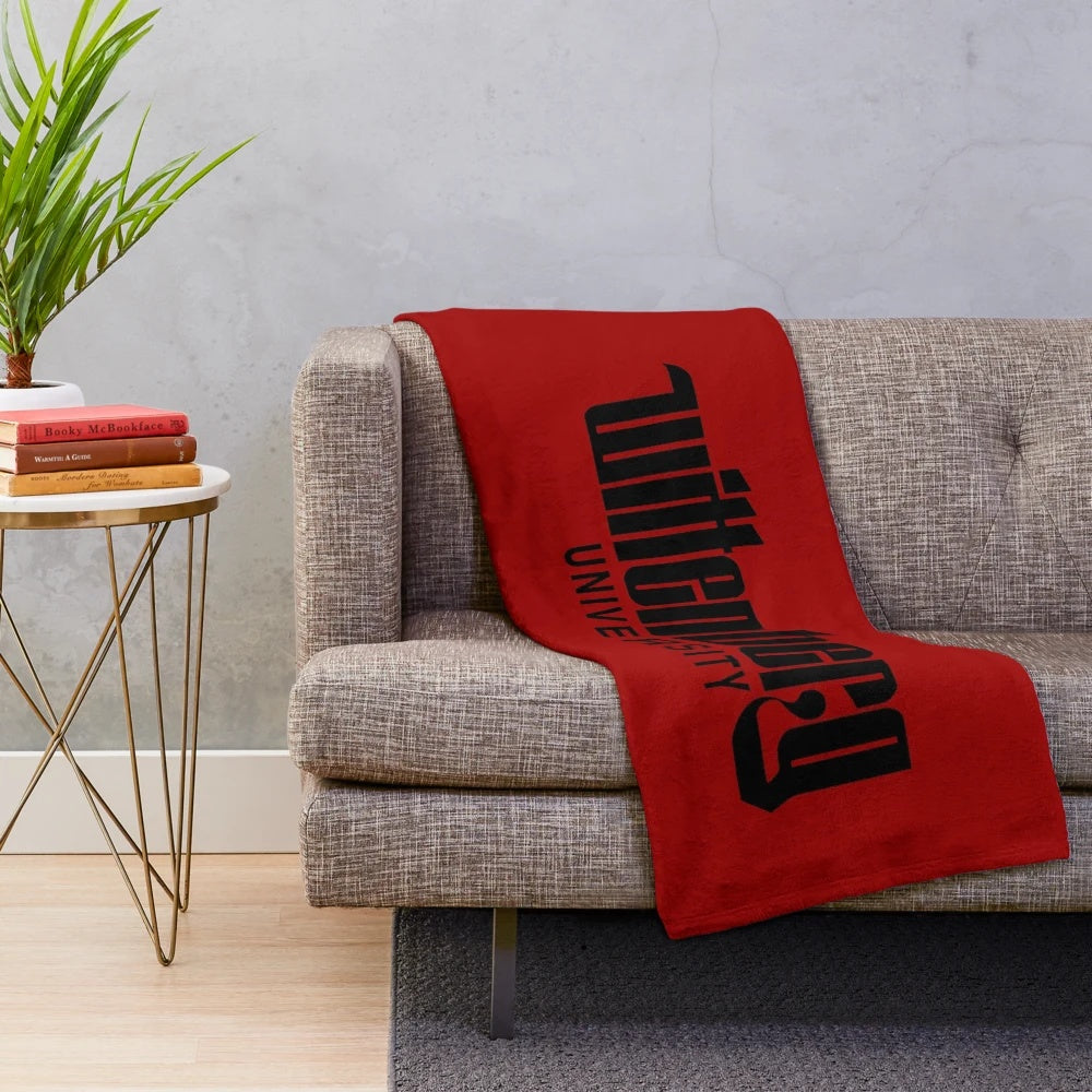 Wittenberg University plush blanket with soft, cozy design