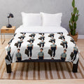 Young Sheldon inspired plush blanket with cozy design