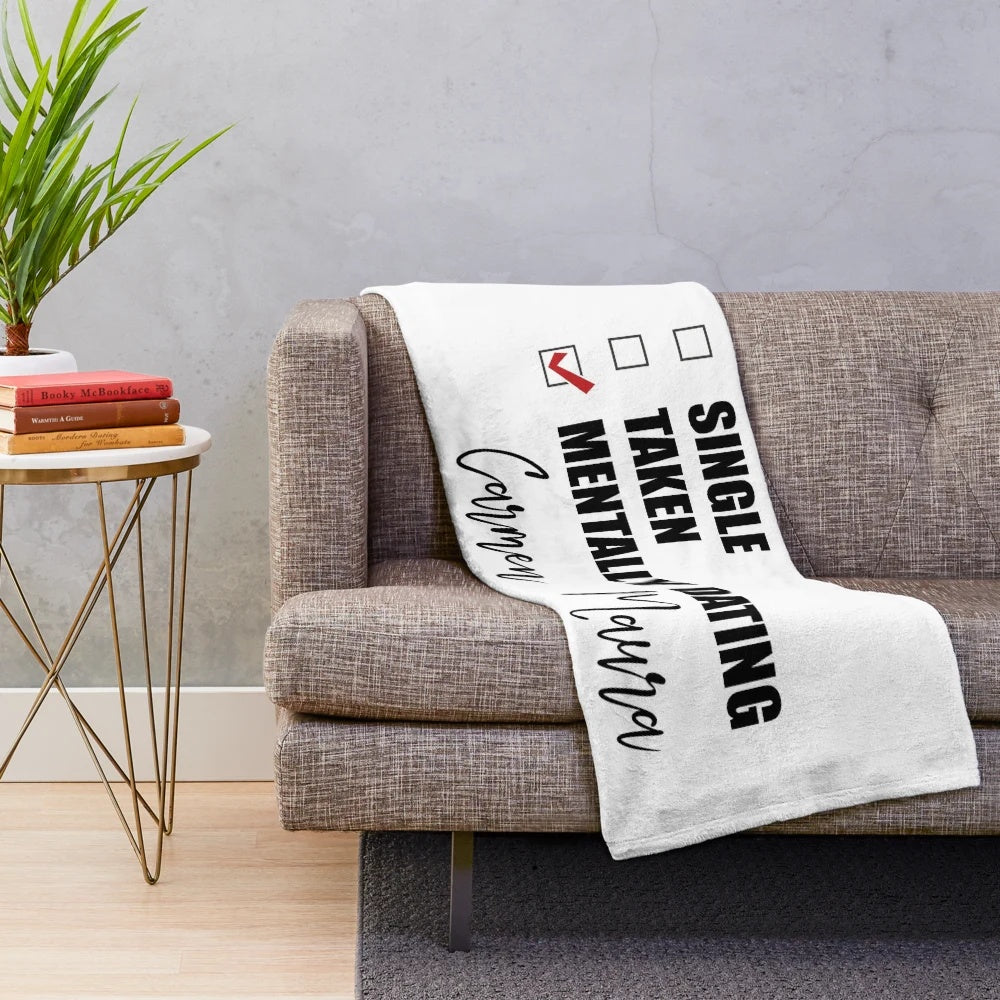 Carmen Maura plush blanket for Spanish cinema enthusiasts