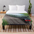 Flying Scotsman steam train on a plush blanket for railway enthusiasts