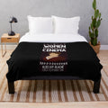 Plush blanket featuring a poster for the pioneering French filmmaker Alice Guy-Blaché