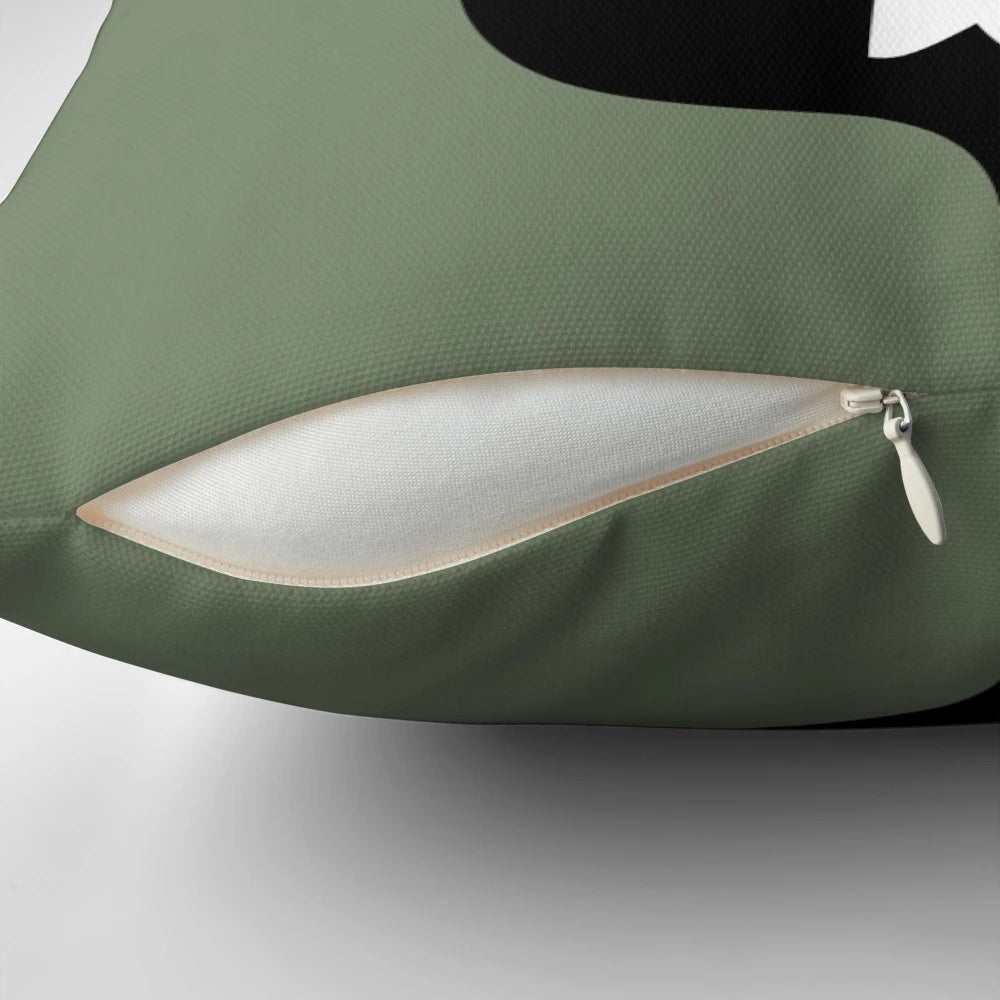 Pillow featuring the iconic 101st Airborne Division insignia and "Screaming Eagles" motto