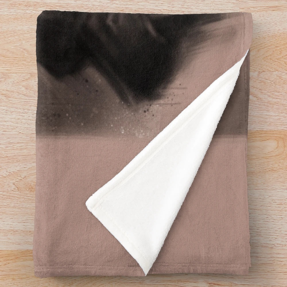 Digital illustration of Abraham Lincoln portrait on a plush blanket
