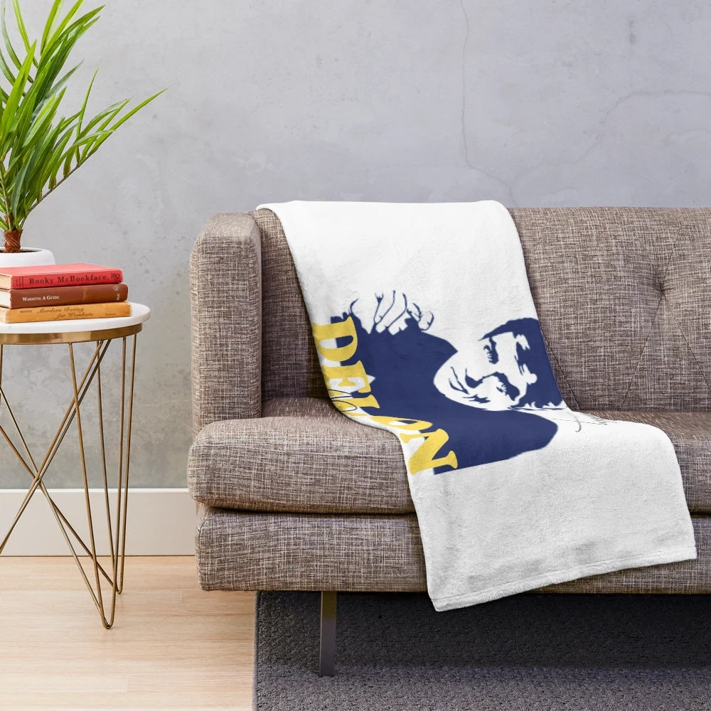 Alain Delon Plush Blanket - A Tribute to the Legendary French Actor